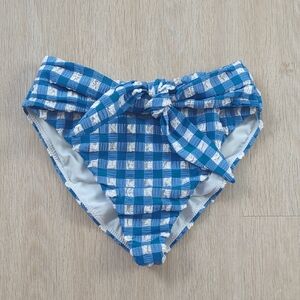 Montce Blue Plaid Bikini Bottom
